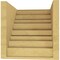 Ekena Millwork 10"W x 10"D x 10"H Wide Landon Rough Cedar Woodgrain TimberThane Corbel, Primed Tan CORUR10X10X10LANRCPR - alternate 3
